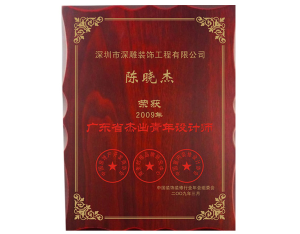 杰出青年設(shè)計師